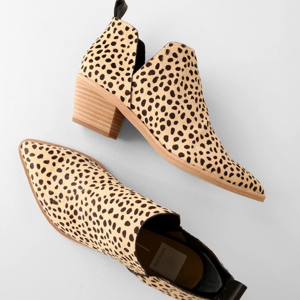 Dolce Vita leather‎ ankle suede booties boots